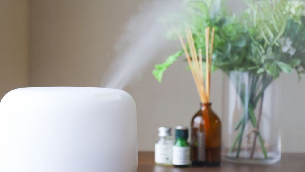 加湿器から出るミスト