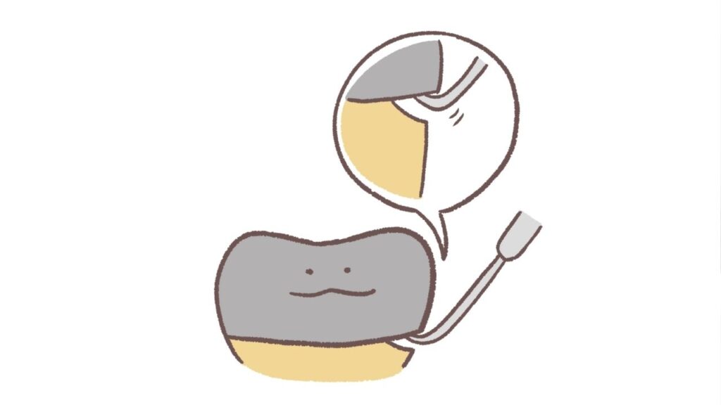 2次カリエスのイメージイラスト